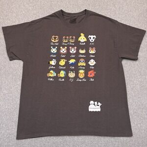 Animal Crossing New Horizons Graphic T-Shirt Mens XL Gray Geeknet Nintendo